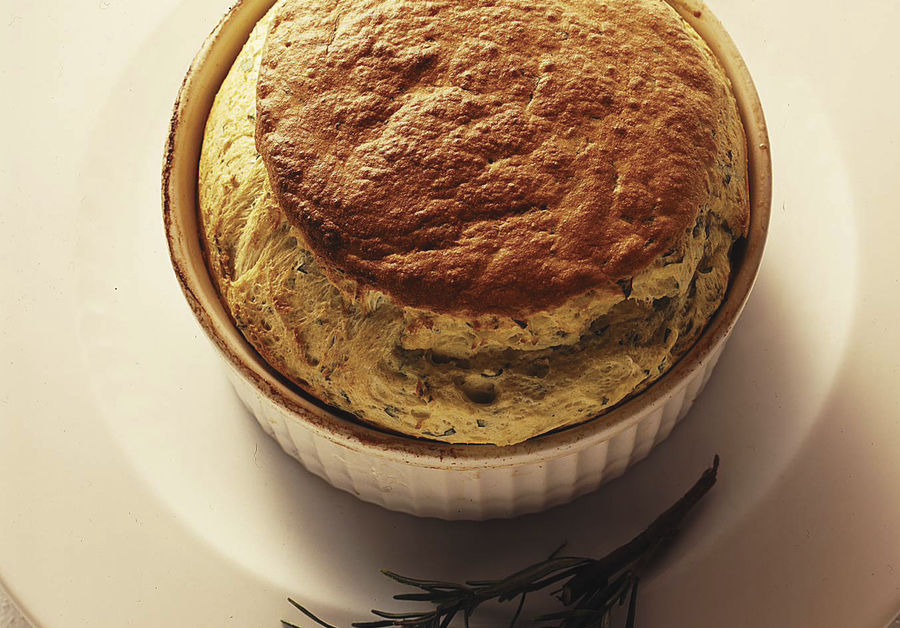 Suflé de patata amb herbes aromàtiques