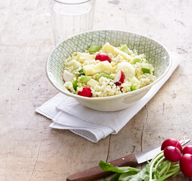 Amanida de bulgur amb Emmentaler AOP