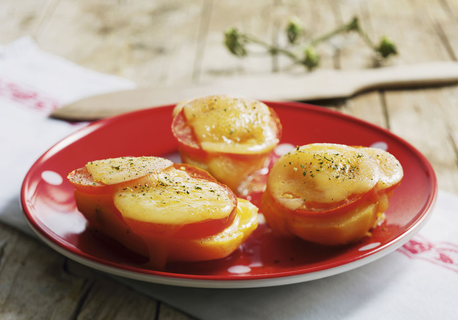 Patates amb tomàquet i formatge