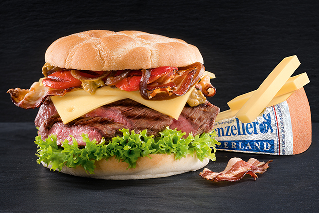 Hamburguesa "Sennen Traum"amb Appenzeller®