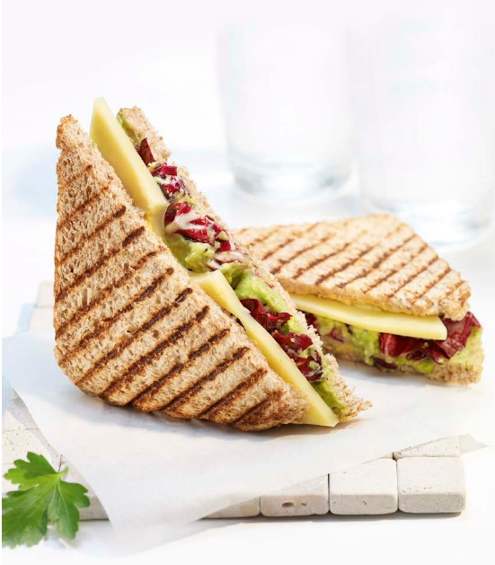 Sandwich d'alvocat amb Emmentaler AOP