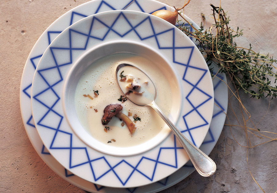 Sopa de Vacherin amb ceps